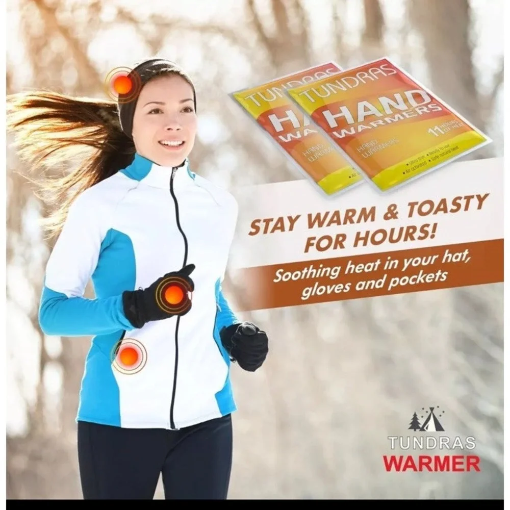 Long Lasting Hand Warmers - 40 Count - Up to 11 Hours of Heat - TSA Approved